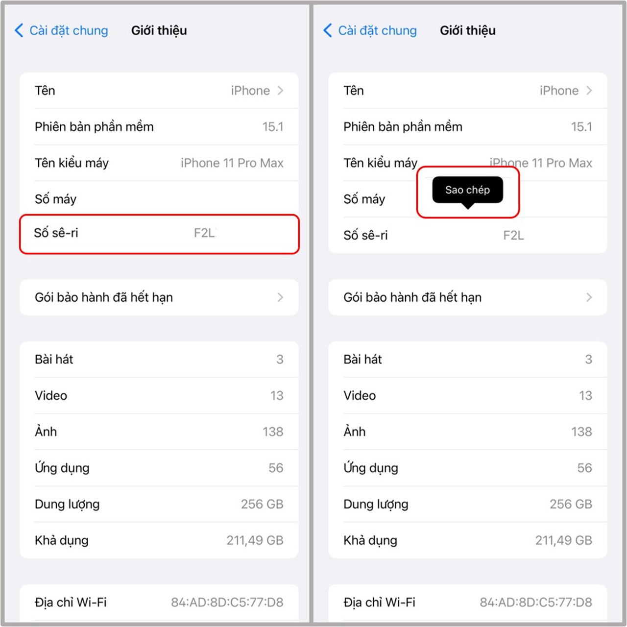 Kiểm tra thời hạn bảo hành iPhone
